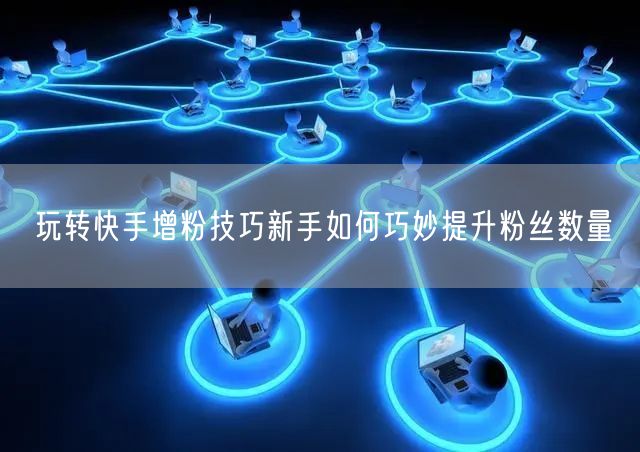 玩转快手增粉技巧新手如何巧妙提升粉丝数量
